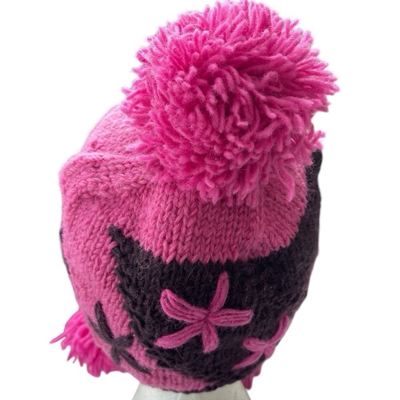 Agan Traders Hat Wool Fleece Lined Trapper Beanie Cap Womens Ear Flaps Pom Pom - Picture 4 of 11